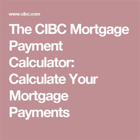 cibc partial mortgage payments.